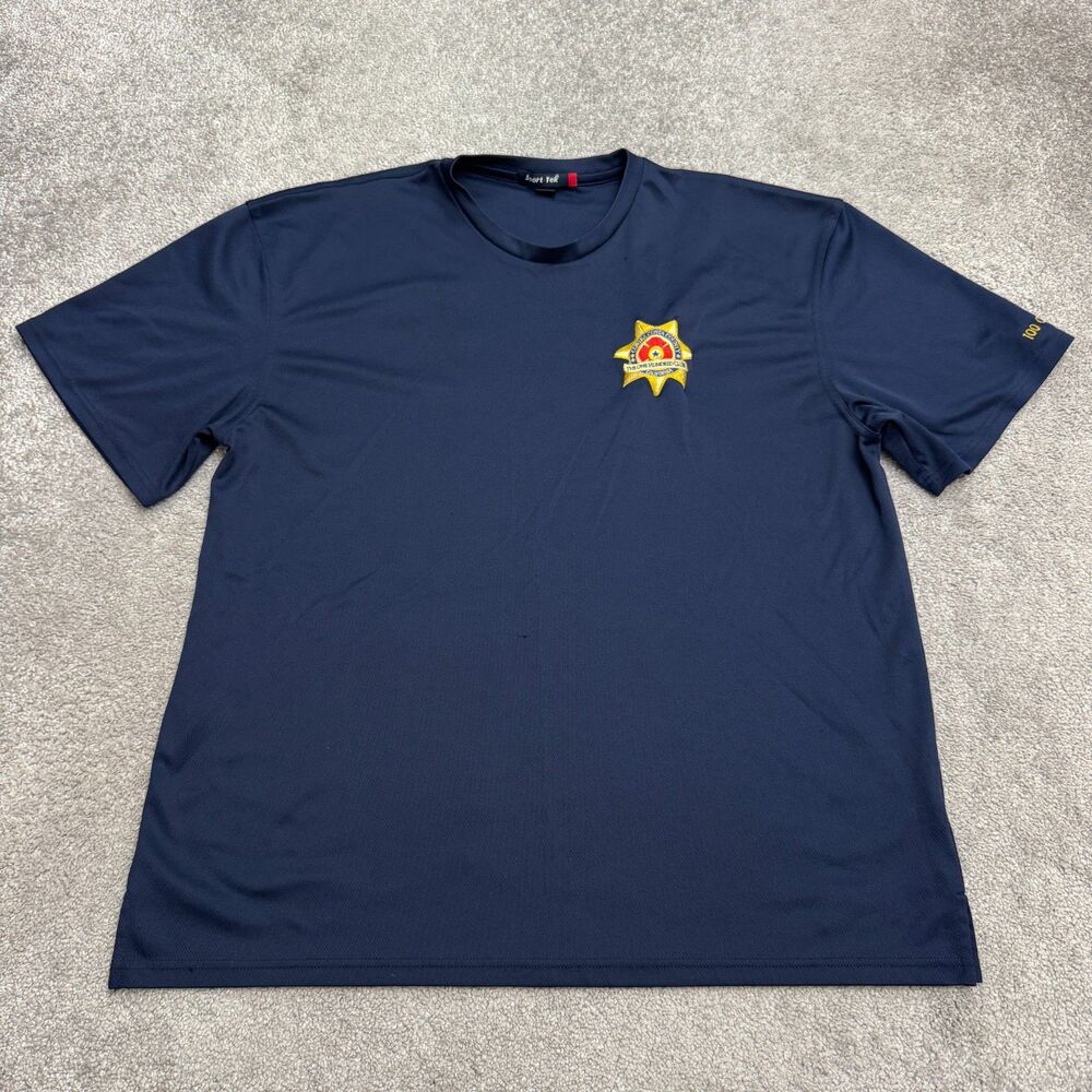Sport-Tek Contra Costa 100 Club Performance T-Shirt Mens XL Blue Active Top Tee